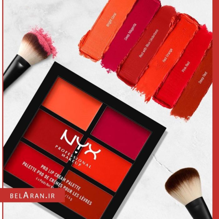 پالت رژ لب برند نیکس NYX Pro Lip Cream Palette Reds