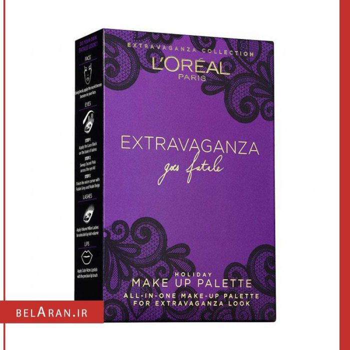 پالت گلیتر کرمی پروفشنال نیکس MAKEUP PALETTE extra vaganza L'Oréal Paris