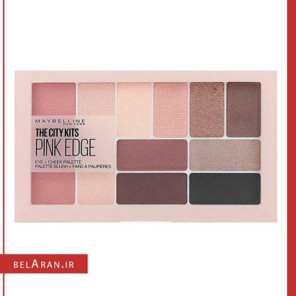 پالت سایه کیت میکاپ پینک ادج Maybelline the city kits Pink Edge Palette