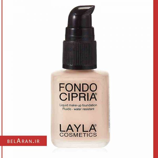 کرم پودر فوندو سیپریا لایلا Layla Cosmetics Fondo Cipria Powder Effect Foundation