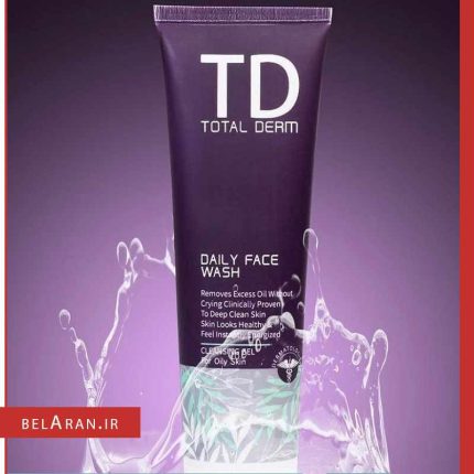 ژل شستشوی صورت پوست چرب توتال درم-بلاران Total Derm Daily Face Wash Cleansing Gel For Oily Skin
