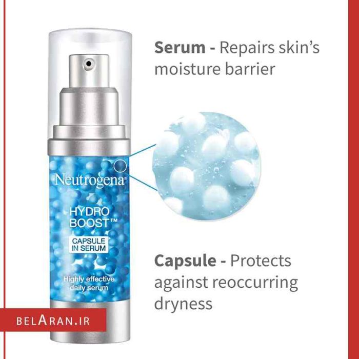 سرم آبرسان کپسولی نوتروژینا-بلاران Neutrogena Hydro Boost Revitalizing Serum Capsule