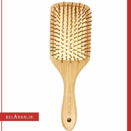 برس چوبی بامبو برند سنس مستطیلی-بلاران sense Wooden Hair Brush