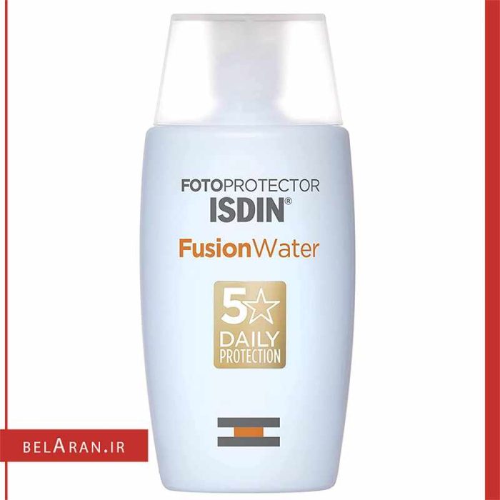 ضدآفتاب فیوژن واتر SPF 50 ایزدین بی رنگ-بلاران fotoprotector isdin fusion water SPF 50