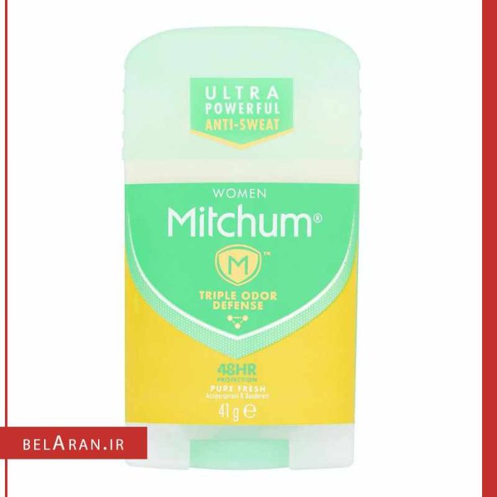 مام استیک صابونی میچام زنانه-لوازم آرایش اورجینال بلاران Mitchum Deodorant Ice Fresh FOR women pure fresh Defense 48HR Protection Anti-Perspirant