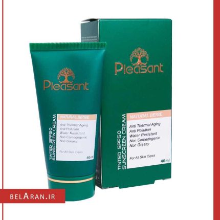 ضدآفتاب نچرال مولتی اکشن پلیزنت-محصولات پلیزنت-خرید لوازم آرایش اورجینال-بلاران Sun Screen Cream For All Skin Pleasant belaran