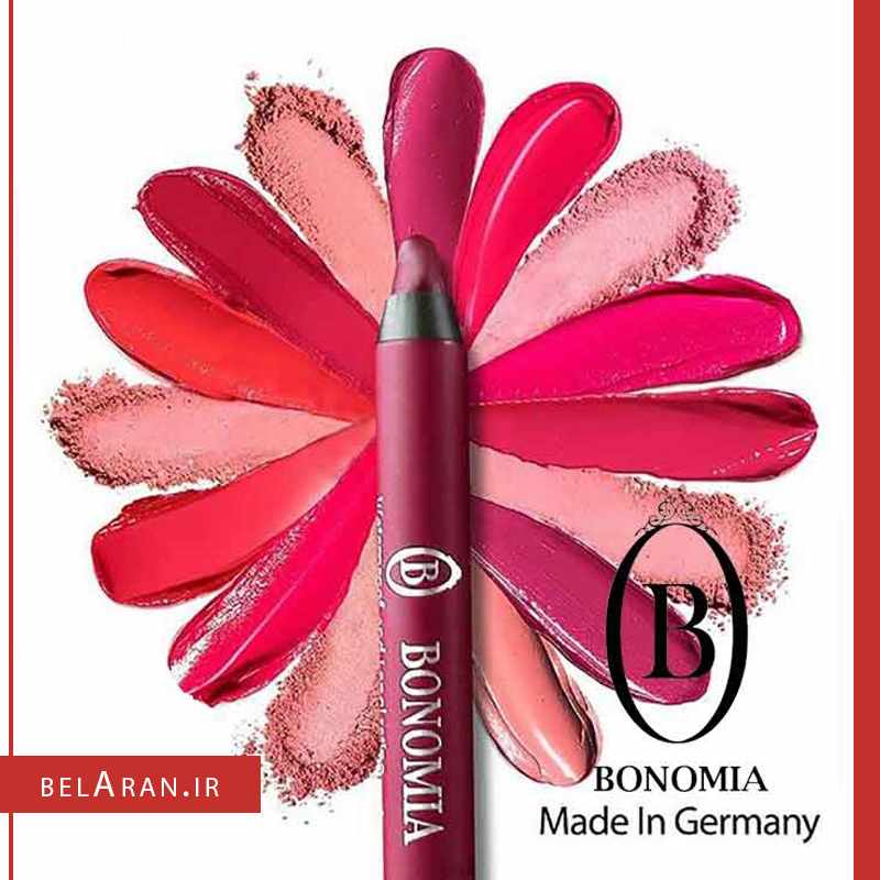 رژلب مدادی بونومیا-محصولات بونومیا-لوازم آرایش اورجینال-بلاران Bonomia pencil lipstick-belaran