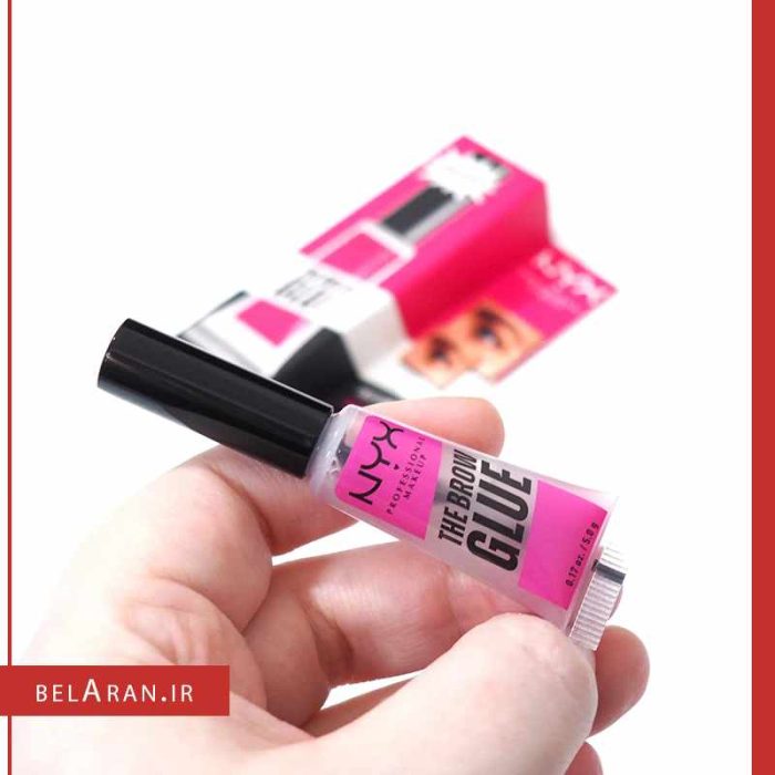 ژل ابرو نیکس-محصولات نیکس-لوازم آرایش اورجینال-بلاران nyx the brow glue transparent Instant Brow Styler-belaran