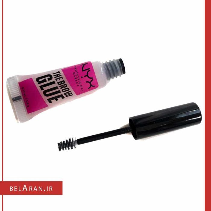 ژل ابرو نیکس-محصولات نیکس-لوازم آرایش اورجینال-بلاران nyx the brow glue transparent Instant Brow Styler-belaran