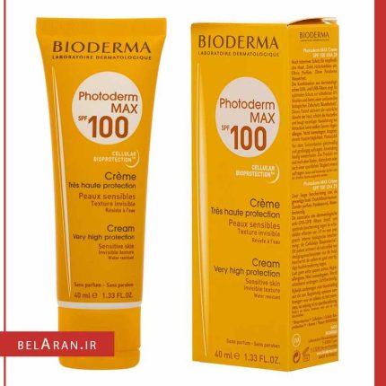 کرم ضد آفتاب فتودرم مکس SPF100 بایودرما-محصولات بایودرما-لوازم آرایش اورجینال-بلاران BIODERMA Photoderm MAX SPF 100 Cream 40ml-belaran