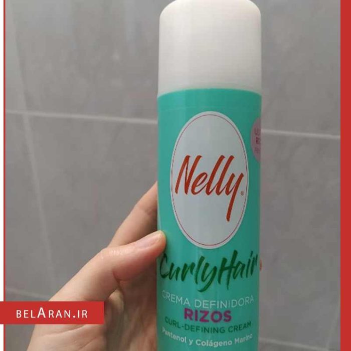 کرم فر کننده مو نلی-محصولات نلی-خرید لوازم آرایش اورجینال-بلاران Nelly Crema definidora de Rizos Curly Hair 150 ml belaran