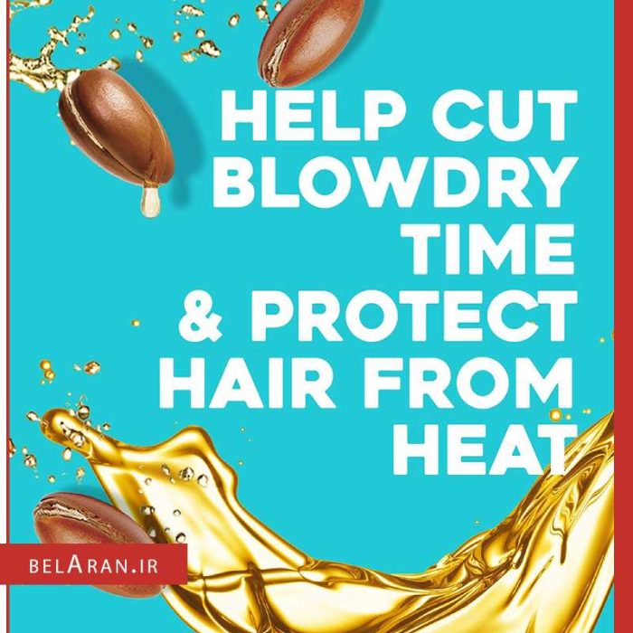 اسپری محافظ مو در برابر حرارت او جی ایکس-محصولات اوجی ایکس-خرید لوازم آرایش اورجینال-بلاران OGX Shine Argan Oil of Morocco Heat Protection Spray for Hair 177ml belaran