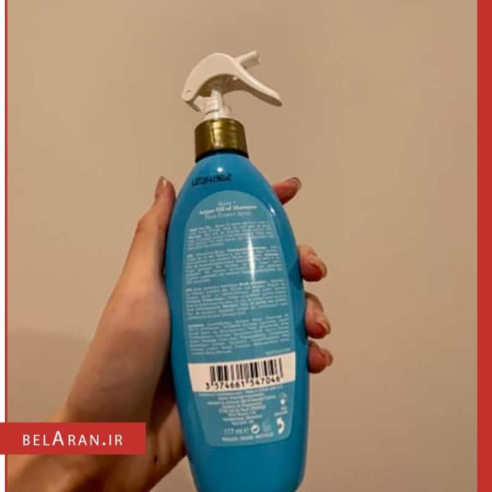 اسپری محافظ مو در برابر حرارت او جی ایکس-محصولات اوجی ایکس-خرید لوازم آرایش اورجینال-بلاران OGX Shine Argan Oil of Morocco Heat Protection Spray for Hair 177ml belaran
