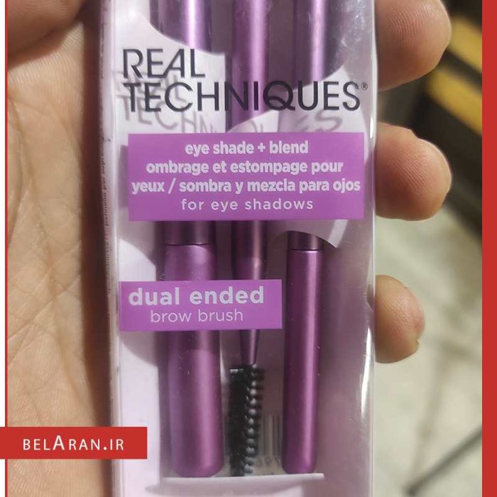 ست براش چشم و ابرو ریل تکنیک-محصولات ریل تکنیک-خرید لوازم آرایش اورجینال-بلاران REAL TECHNIQUES Dual Ended Brow set Brush 1529 belaran