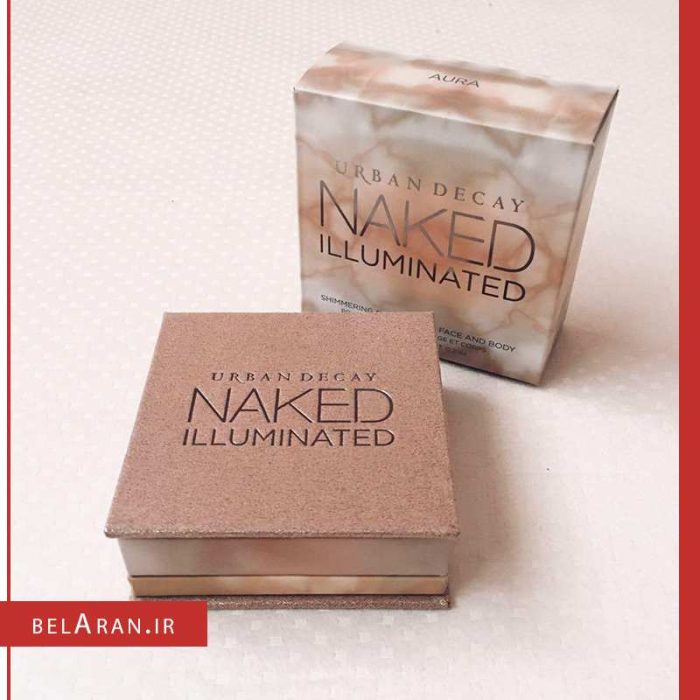 شیمر اربن دیکی-محصولات اربان دیکی-خرید لوازم آرایش اورجینال-بلاران Urban Decay Naked Illuminated Shimmering Powder for Faca Body Aura belaran