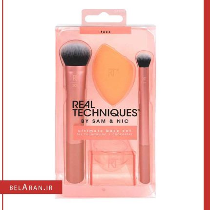 ست براش آلتیمیت بیس ریل تکنیک-خرید ست براش ریل تکنیک-محصولات ریل تکنیکز-خرید لوازم آرایش اورجینال-بلاران REAL TECHNIQUES Ultimate Base Set makeup brush Face Concealer Sponge 91574 belaran